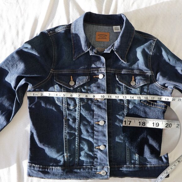 Blue Jean Jacket - Trucker Jacket - Levi Signature - Size M - Picture 5 of 11